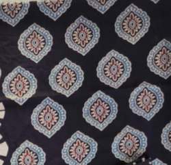 Ajrakh Pure Block Print Fabric
