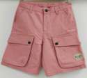 Cotton Kids Twill Cargo Shorts