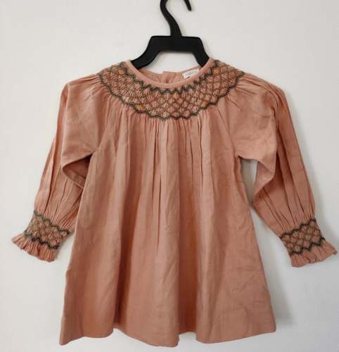 Kids Garment with Hand Smocking