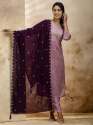 Aarnaviya Women's Embroidered Silk Blend Kurta Pant Sets With Dupatta thumb 2
