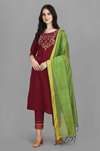 beautiful top bottom dupatta set manufacturer