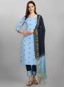 Designer readymade kurti pant dupatta set manufacturer  thumb 1