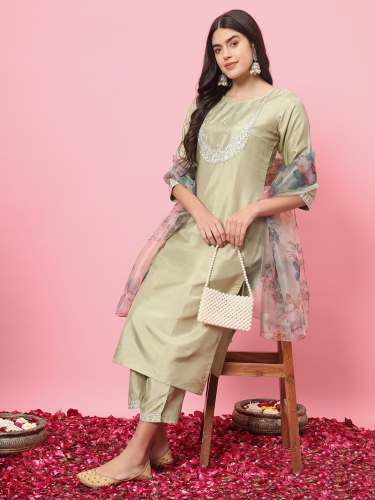 designer top bottom duppta set manufaturer