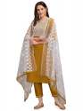 mustard cottone top bottom dupatta set wear manufactuer thumb 4