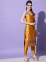 Musted Aangan Ethnic Kurta with Trousers & Dupatta Set thumb 1