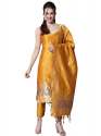 Musted Aangan Ethnic Kurta with Trousers & Dupatta Set thumb 3