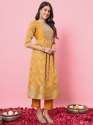 musted Zariya Flared Kurta and Trousers Pant Set thumb 2