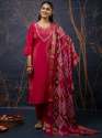 pink Women Kurta and Pant Sets Simar Silk fabric thumb 2