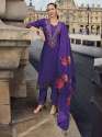 purple-women-silk-blend-kurta-pant-dupatta-set