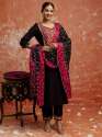Supriya Women Silk Blend Kurta Pant Dupatta Set thumb 1
