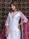 Women Chanderi Kurta & Pant Dupatta Set 9651 thumb 1
