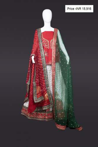 Heritage Bandhni Lehanga