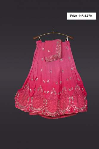 Asiaz Intricate Peacock Motifs Lehanga  Ruhani raat