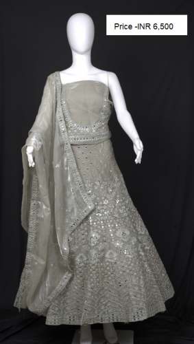 Mirror Mist Lehenga   Shabnam-a-Sabz