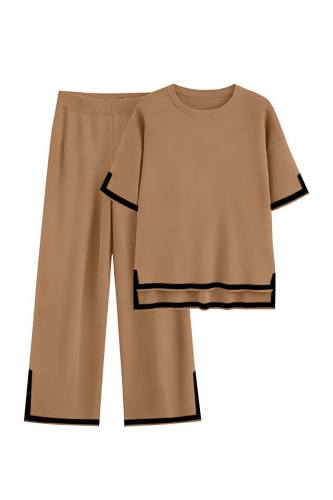 Round Neck  Half Sleeve Co Ord Set