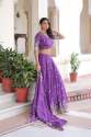 Vichitra Silk With Sequins Work Lehenga Choli With Dupatta thumb 8