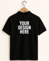 Black Custom Polo T-Shirt thumb 1