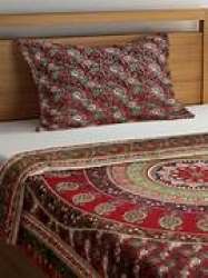 Kalamkari Bed Sheet by Rex Exports