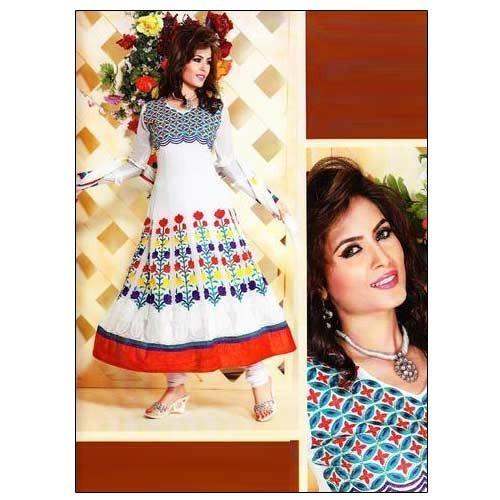 white Anarkali Suits