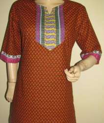 buti print kurti