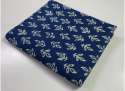 Indigo Block Printed Pure Cotton Fabric  thumb 1