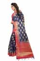 Cotton Silk Saree With Contrast Border thumb 2