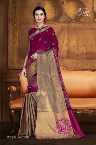 pure silk cotton Saree by TexStile Arena