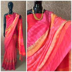Raw silk saree