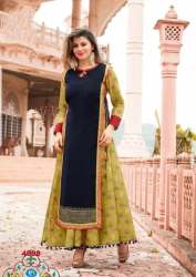 Selfie Heavy Reyon Cotton Kurti Volume - 1