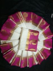 women Tussar Silk Saree