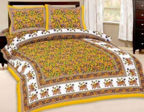 Printed Bed Sheet by Fab Rajasthan Unique Arts LLP