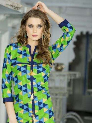 Kesar Cotton Kurtis 01