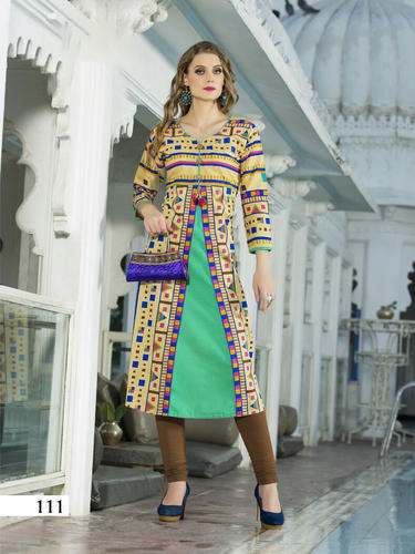 Kesar Cotton Kurtis 02