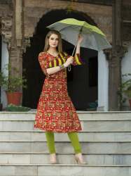 Kesar Cotton Kurtis 04