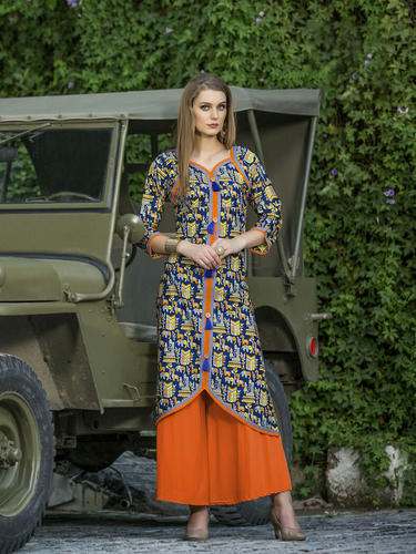 Kesar Cotton Kurtis 05