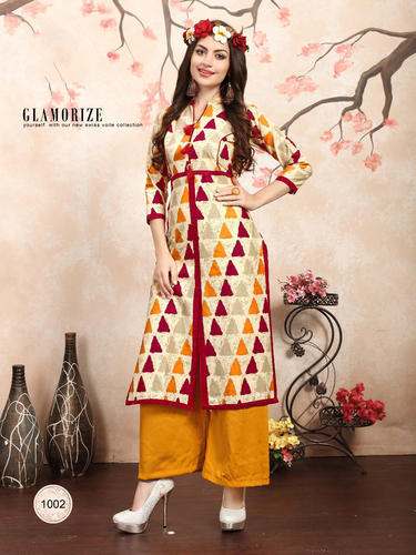 kesar vol 2 cotton printed kurtis by Radhika Dresses