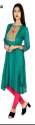 fancy-neck-silk-green-kurti