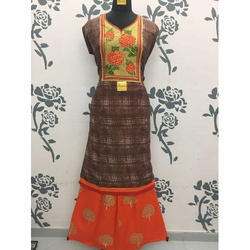 Designer Rayon Cotton  Kurti 