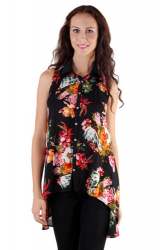 Functional wear Long Line Tunic Top 