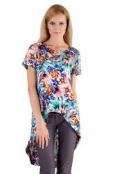 Mix Print girls Tunic Top 