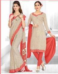 Buy Saree and Salwar Combo By Yashoda Saree