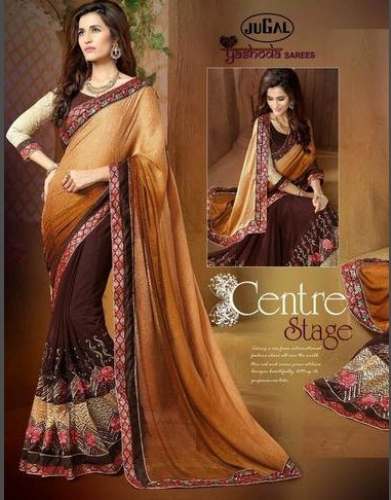 Get Yashoda Saree Branded Embroidery Saree