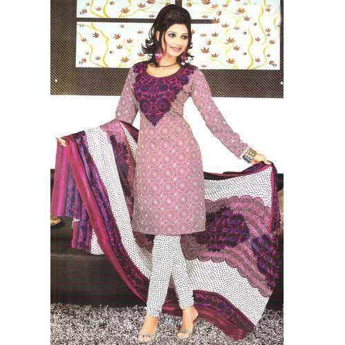 Unstitched Churidar Suit Material by Lokpriya Fashion