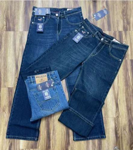Bule color mens Cotton jeans  by S R Creation