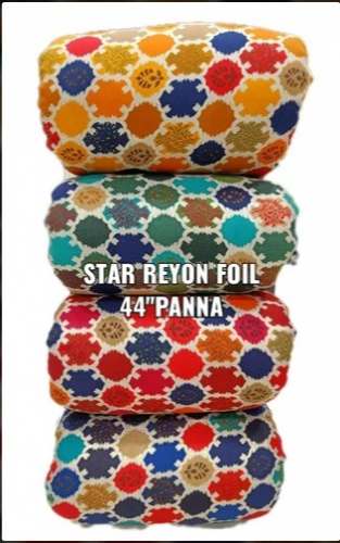 44 inches Rayon Printed Fabric 140gsm