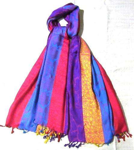 Silk pashmina shawls