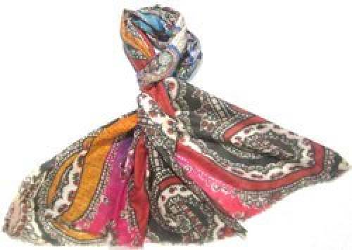Wool digital shawls