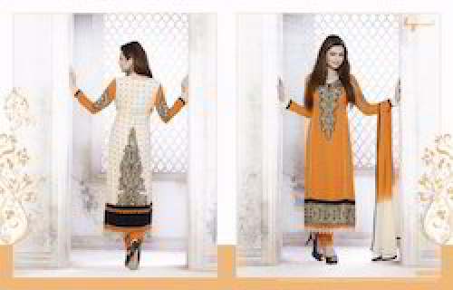 Georgette Semi Stitched Dress