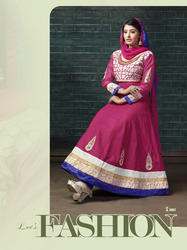 Pink Embroidered Dress