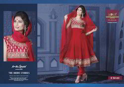 Red Anarkali Salwar Kameez